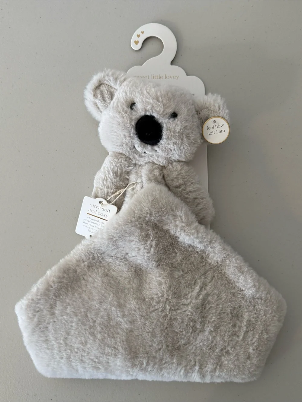Baby Lovey Koala Security Blanket Soft Baby Toy | Sweet Little Lovey
